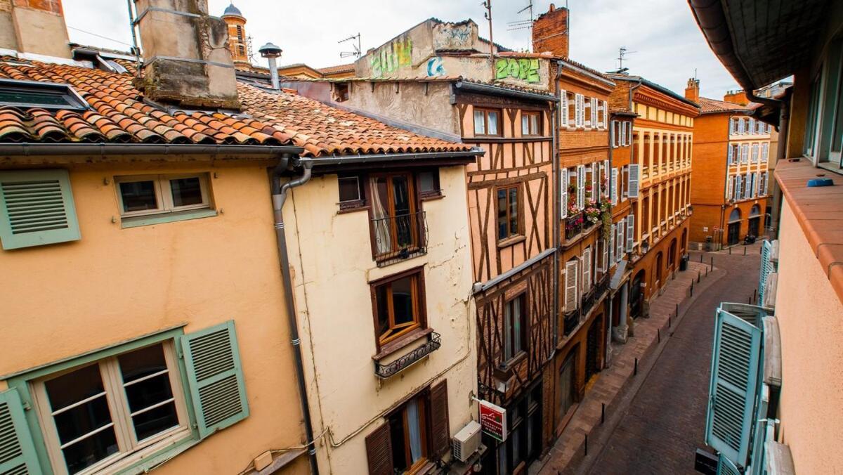 Ferienwohnung Loft Sous Les Toits Lumineux - Capitole-Daurade-Esquirol - Wifi Toulouse Exterior foto